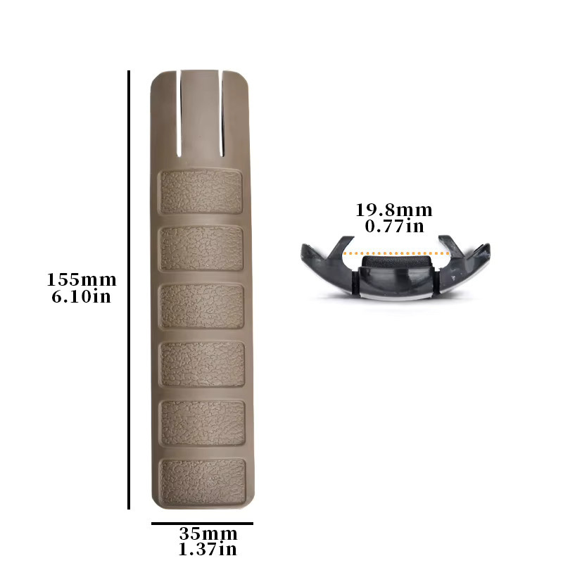 WADSN Tangodown Battle Grip Schienenabdeckung, 4-teiliges Set - Bild 2