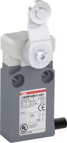 ABB LS20P42B11-U01 Positionsschalter mit Kuppenstößel, 10A, IP67, Grau - Bild 1