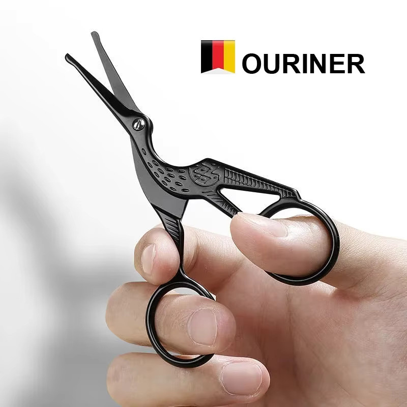 Ouriner Gesichtshaarschere, Schwarz, Unisex - Bild 2