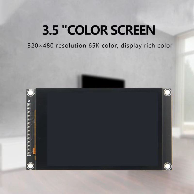 FUNKEYDO 3,5-Zoll IPS LCD Modul mit 4-Zeilen SPI kapazitivem Touchscreen, 480 x 320 Pixel, ST7796 Display in Schwarz für Arduino, ESP32, Mega2560, C51 und STM32 - Bild 2