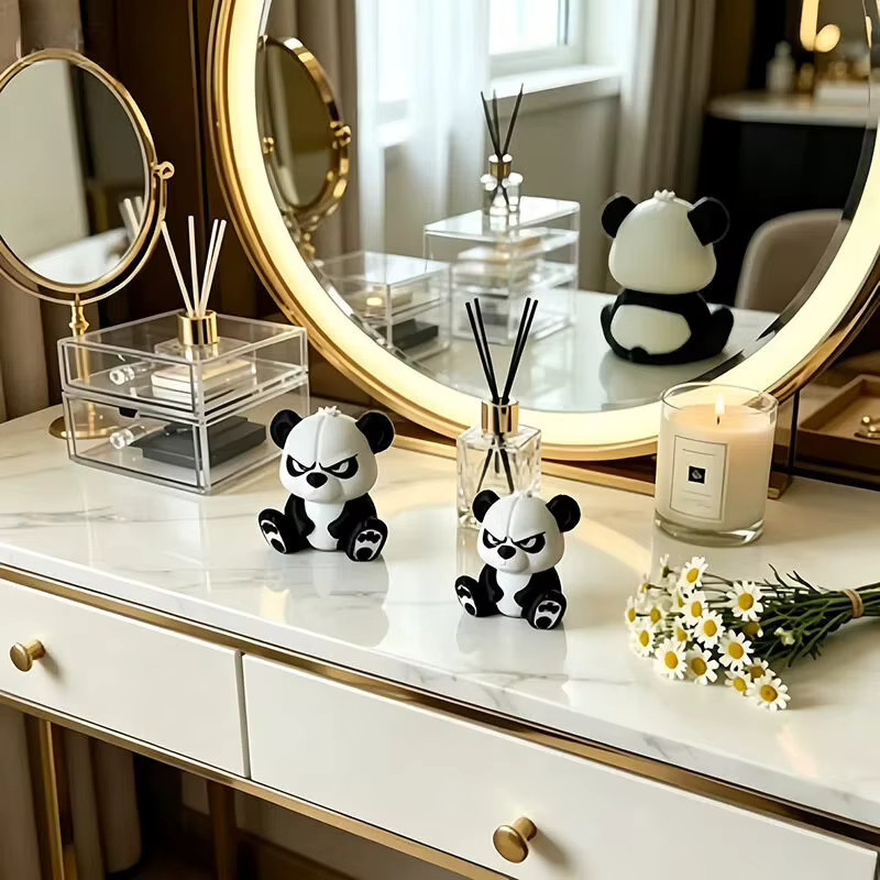 Hot Toys Wütender Panda, Auto-Ornament, Cartoon-Dekorationsornament - Bild 5