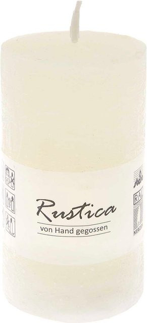 Kopschitz Rustica Kerze aus Qualitätswachs in Champagner, Durchmesser: 10 cm, Höhe: 6 cm - Bild 1