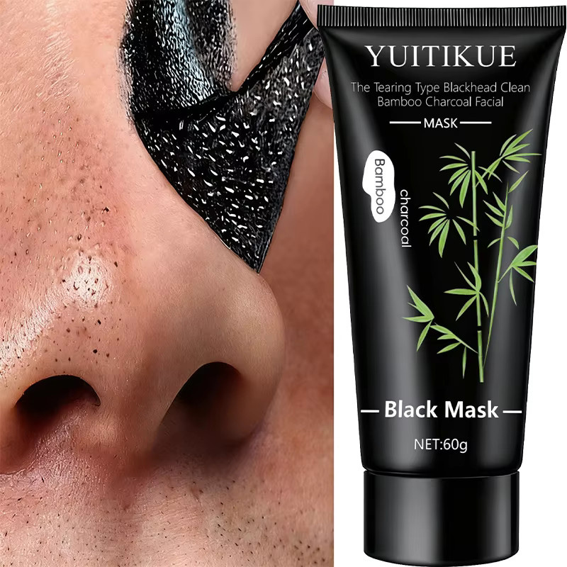 YUITIKUE Bambuskohle Maske, Gesicht, für fettige Haut, Unisex - Bild 2