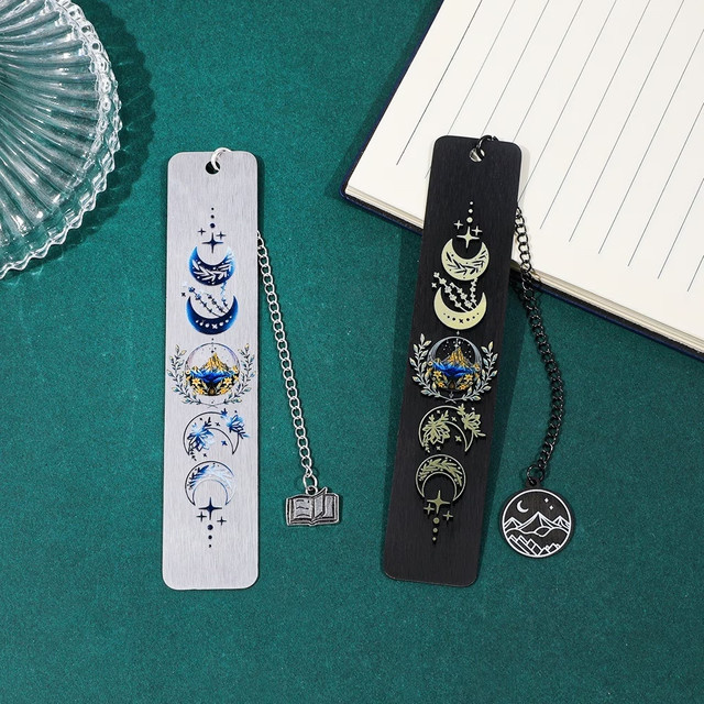 Anhänger und Lesezeichen Set, Metall, Rund, Erwachsene - Bild 1