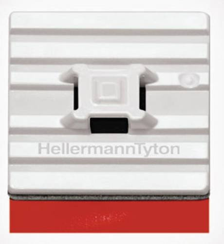 HellermannTyton Befestigungssockel FMB4APT-I-PA66HS-WH selbstklebend flexibel Weiß - Bild 1