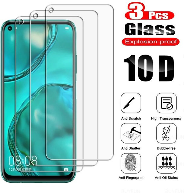 3er-Pack Displayschutzfolie aus gehärtetem Glas für Huawei P Smart 2019 2020 2021 P Smart S Z Pro, transparent - Bild 1