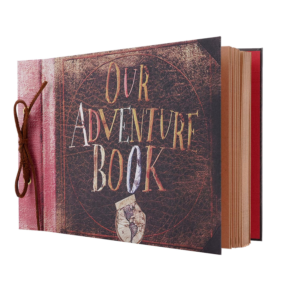 Handgefertigtes Scrapbook-Fotoalbum im Retro-Design mit Hardcover, 12 Zoll, Blanko-Reisetagebuch aus Papier - Bild 7