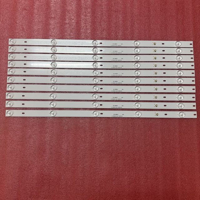 Kompletter LED-Hintergrundbeleuchtungsstreifen-Satz in Weiß für RCA RTRU5527 US CHIQ UHD55E6000ISX2 - Bild 1