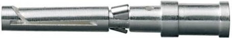 Weidmüller Crimpkontakt HDC-C-HD-BM0.75-1.00AG aus Messing in Silber, 100 Stück - Bild 1