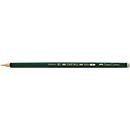 Faber-Castell CASTELL 9000 Bleistift H, 12er Pack, Grün - Bild 4