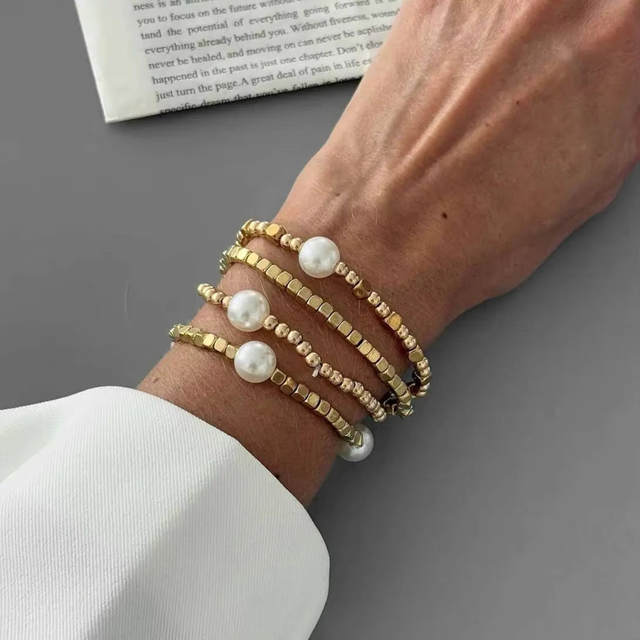 Salircon Armbänder, CCB Perle, Gold, Damen - Bild 2