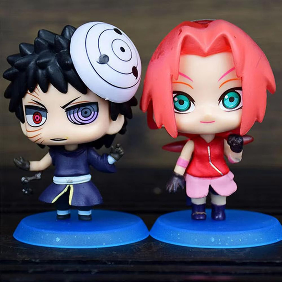 Yiran toy 1 Naruto Shippuden Actionfiguren 6-teiliges Set PVC Bunt - Bild 2