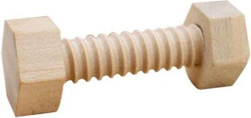 Kidsly Holzschraube Mutter, Pädagogisches Spielzeug, ab 2 Jahren - Bild 1