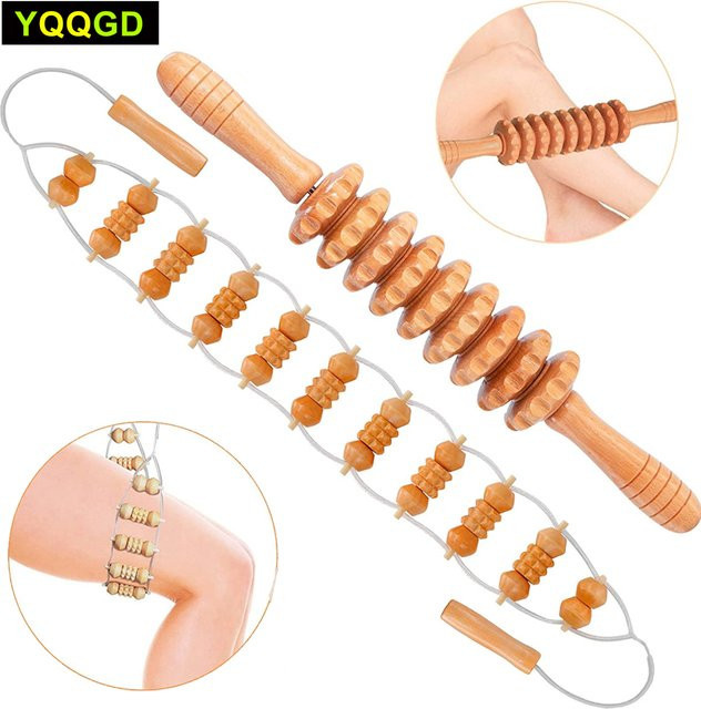 YQQGD Anti-Cellulite-Massagegerät aus Holz, Handroller, Unisex - Bild 1