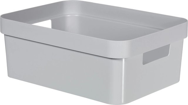 Curver Box Infinity Aufbewahrungsbox Grau B: 26,6 cm, T: 35,6 cm, H: 13,6 cm - Bild 1