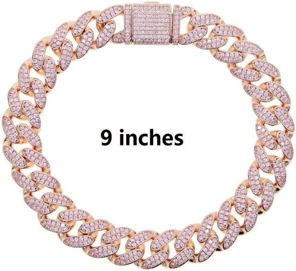 Wucifang Jewelry Fußkette, Messing, Zirkonia, Weiß, Damen, 23cm - Bild 1