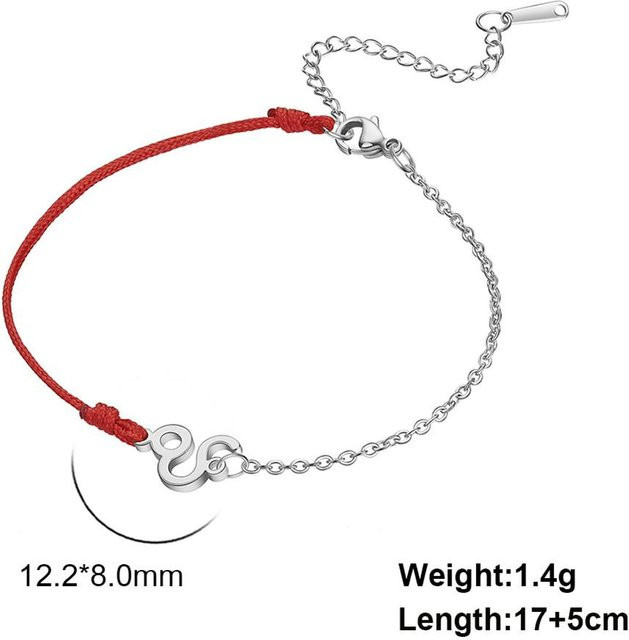 Sternzeichen Armband, Edelstahl, Silber, Damen, 17-22cm - Bild 1