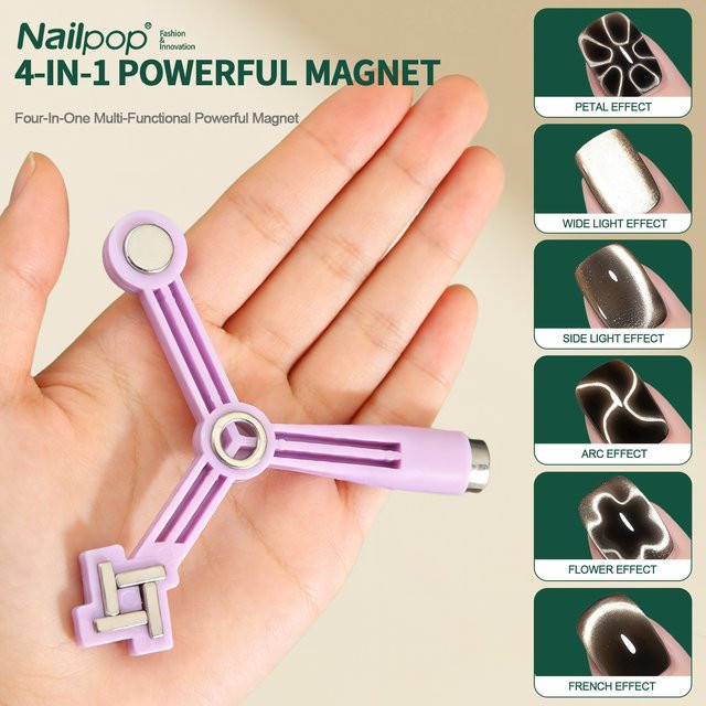 Nailpop Magnet Katzenauge-Gel-Nagellack, schimmernd - Bild 1