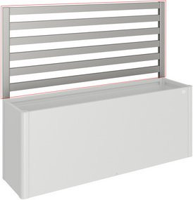 Biohort Rankgitter DaVinci für Hochbeet in quarzgrau-metallic, Breite: 201 cm, Höhe: 91 cm - Bild 1
