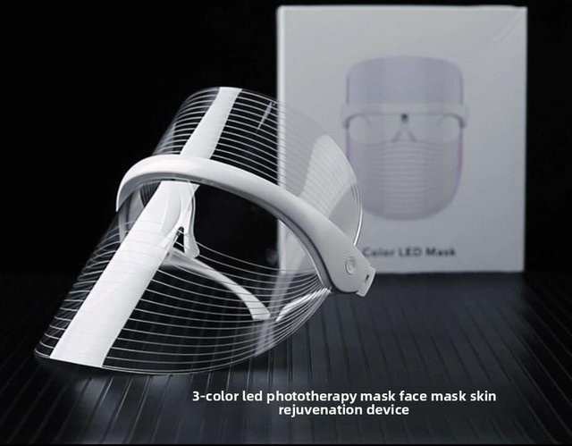 Binchi Health Technology LED Schönheitsmaske, grau, Unisex - Bild 1