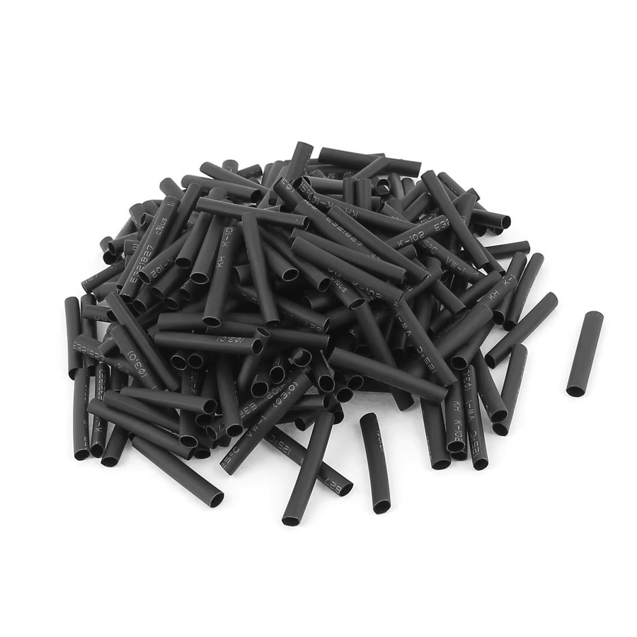 AOKIN Wire Wrap Sleeve Schrumpfschlauch Schwarz, Durchmesser: 3 mm, Länge: 30 mm, 240 Stück - Bild 2