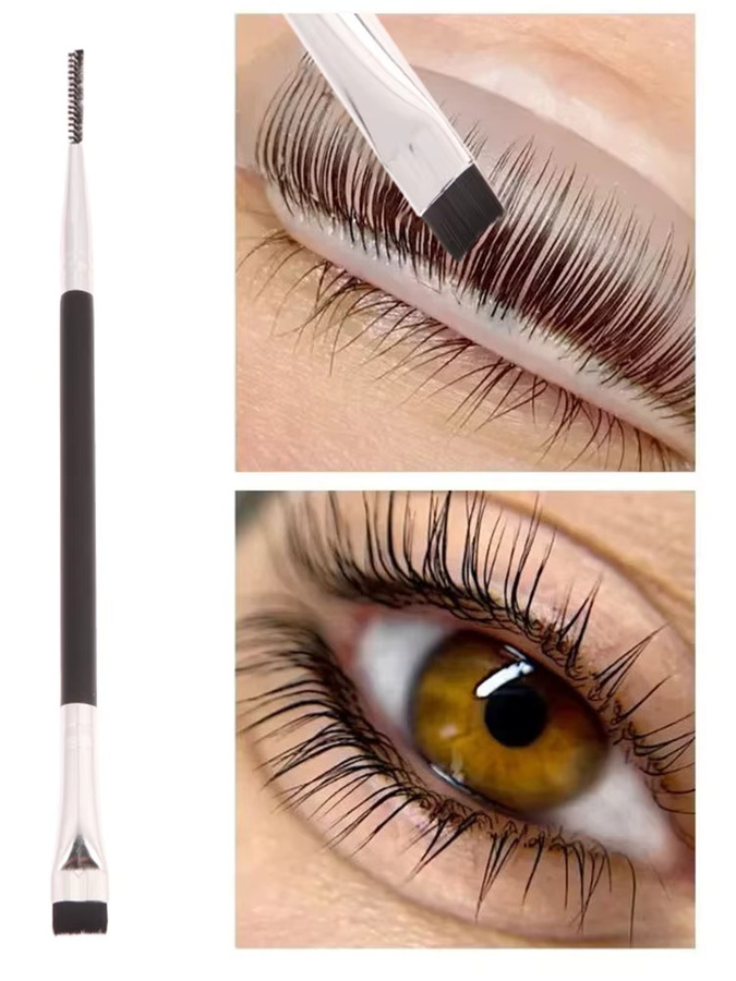 zephoco Wimpernlifting-Bürste, Doppelköpfige Detailbürste, Unisex - Bild 3