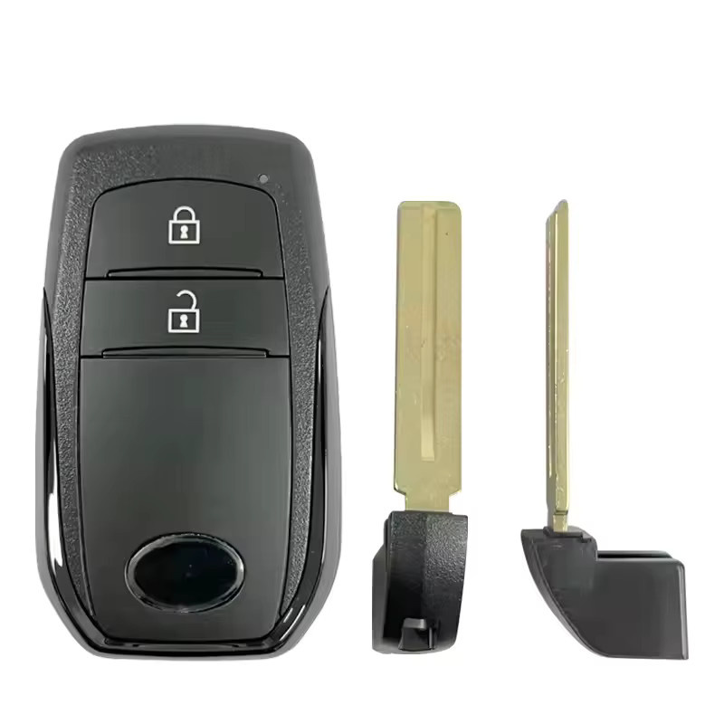 KEYECU Smart Key für Toyota Yaris 2020, 2 Tasten, 433,58/434,42 MHz, 4A NCF29A1M HITAG AES Chip, Schwarz - Bild 2