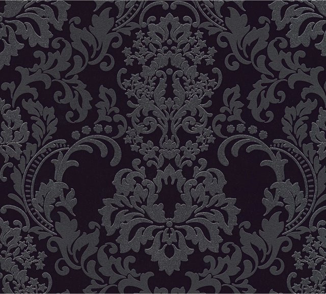 AS Creation Tapete Pop Up Panel Ornament Selbstklebend Schwarz B: 52 cm, H: 250 cm - Bild 1