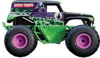 Spin Master Monster Jam Smash n Bash Grave Digger RC Monster Truck im Maßstab 1:15 - Bild 1