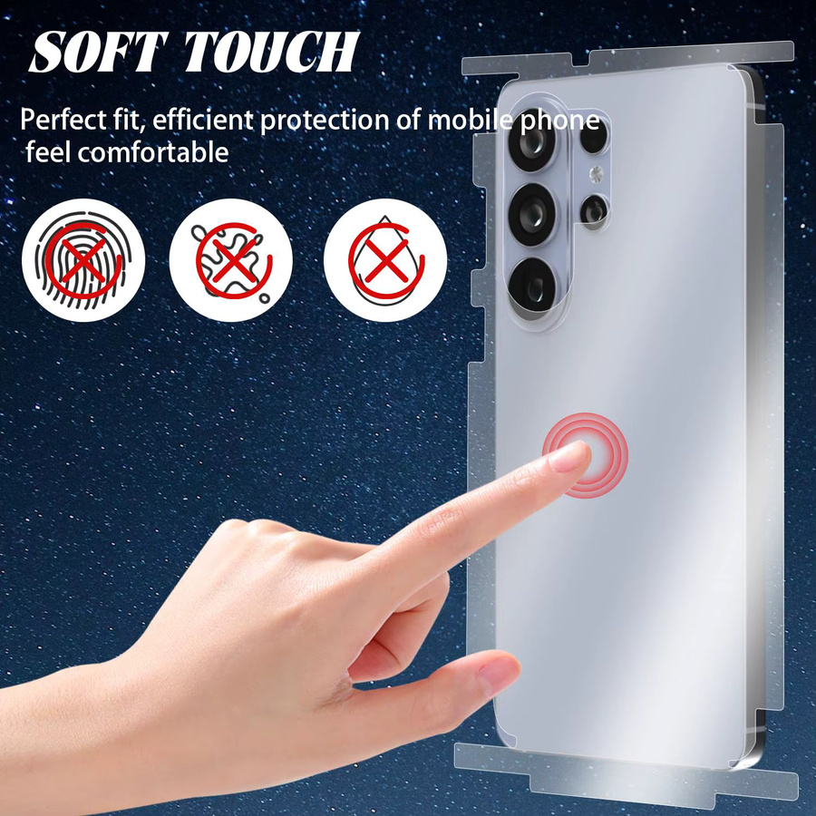 Hydrogel Rückseitenschutzfolie für Samsung S24 S25 S26 Ultra, HD-klar und kratzfest, transparent - Bild 3