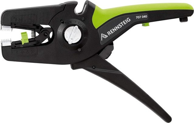 Rennsteig Abisolierzange MultiStrip16 in Schwarz mit einstellbarer Abisolierlänge von 0,08 bis 16 mm - Bild 1