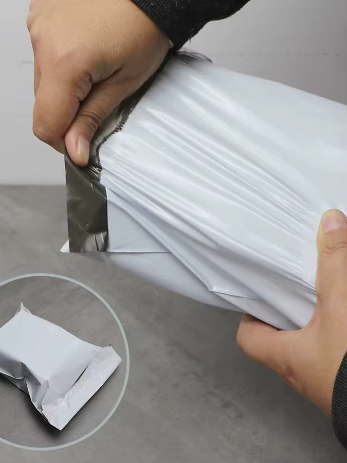 100 Stück selbstklebende Versandbeutel aus Kunststoff, wasserdichte und staubdichte Verpackungsbeutel zum Versiegeln - Bild 4