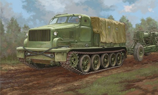 Trumpeter AT-T Artillery Prime Mover, Fahrzeuge, Grün - Bild 1