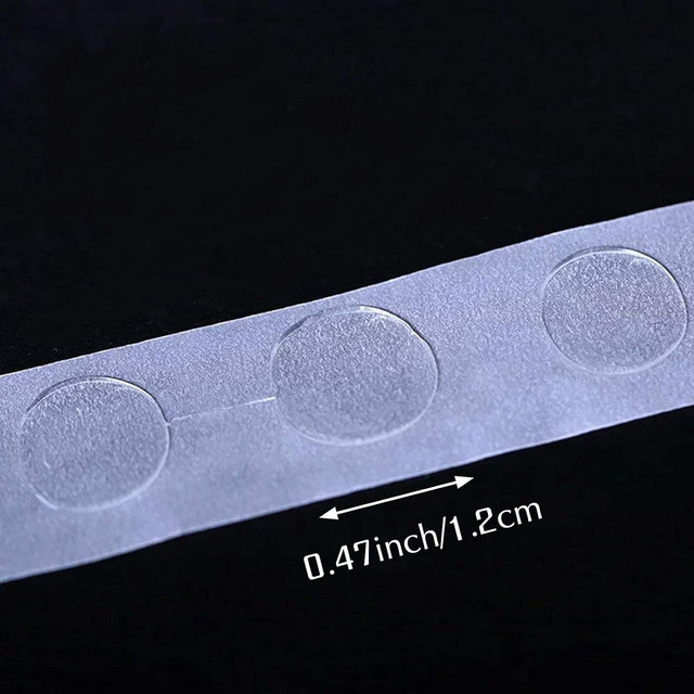 Ballontech 10 Rollen doppelseitiges Klebepunkttape transparent, abnehmbar, 100 Klebepunkte pro Rolle - Bild 1