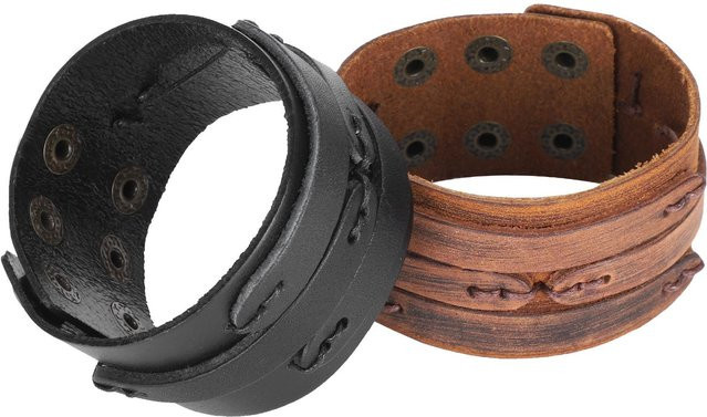 GoolRC Lederarmband, 2 Stück, schwarz, Damen - Bild 1