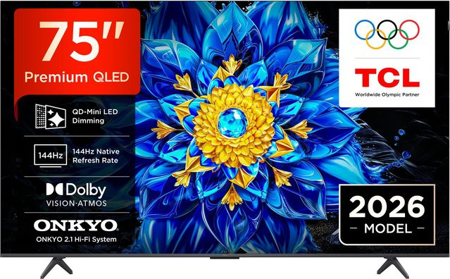 TCL 75QLED810L QLED Fernseher 4K UHD in Schwarz - Bild 2