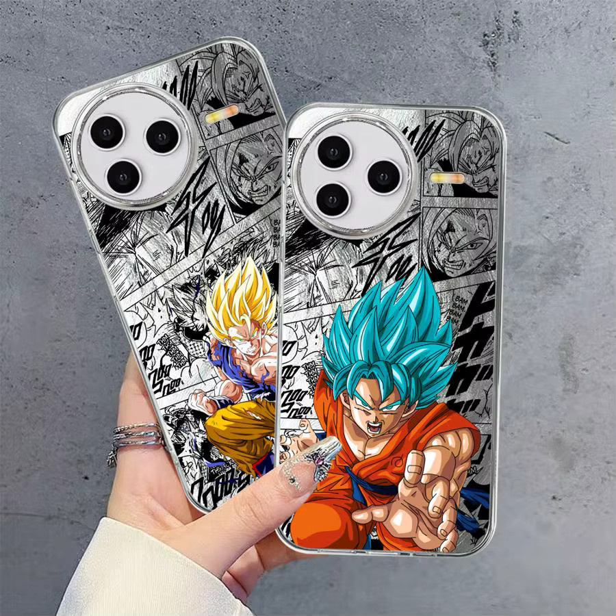 Handyhülle Dragon Ball Cartoon Goku Soft Shell für Xiaomi Redmi A3x K80 Pro 14C 13C Note 9 10 Pro in Schwarz - Bild 2