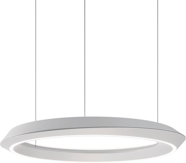 Lodes Tidal LED-Pendelleuchte in Weiß Matt mit Höhenverstellung und dimmbarer Warmweiß-Beleuchtung (3000K) - Bild 1