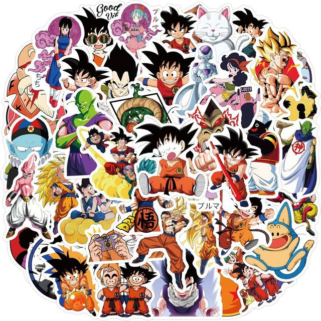Bandai Dragon Ball Z Anime-Aufkleber, Bunt / Mehrfarbig - Bild 1