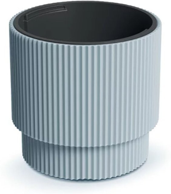 Prosperplast Blumentopf Milly modern zylindrisch in Grau, B/T/H: 37,5 x 37,5 x 39,5 cm - Bild 1