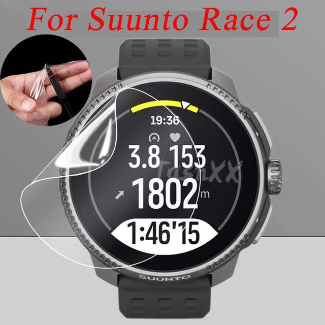 Hydrogel-Folien für Suunto Race 2, Smartwatch-Bildschirm, Silikon - Bild 1