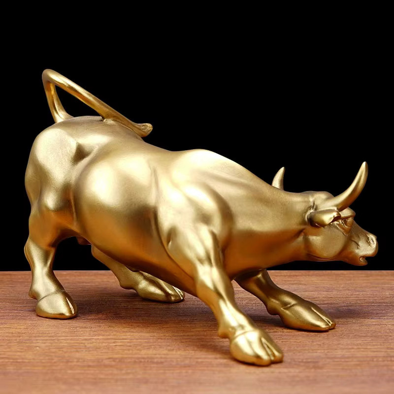 GUOFEI Wall Street Bull Desktop-Dekoration aus Harz für dein Heim oder Büro - Bild 2