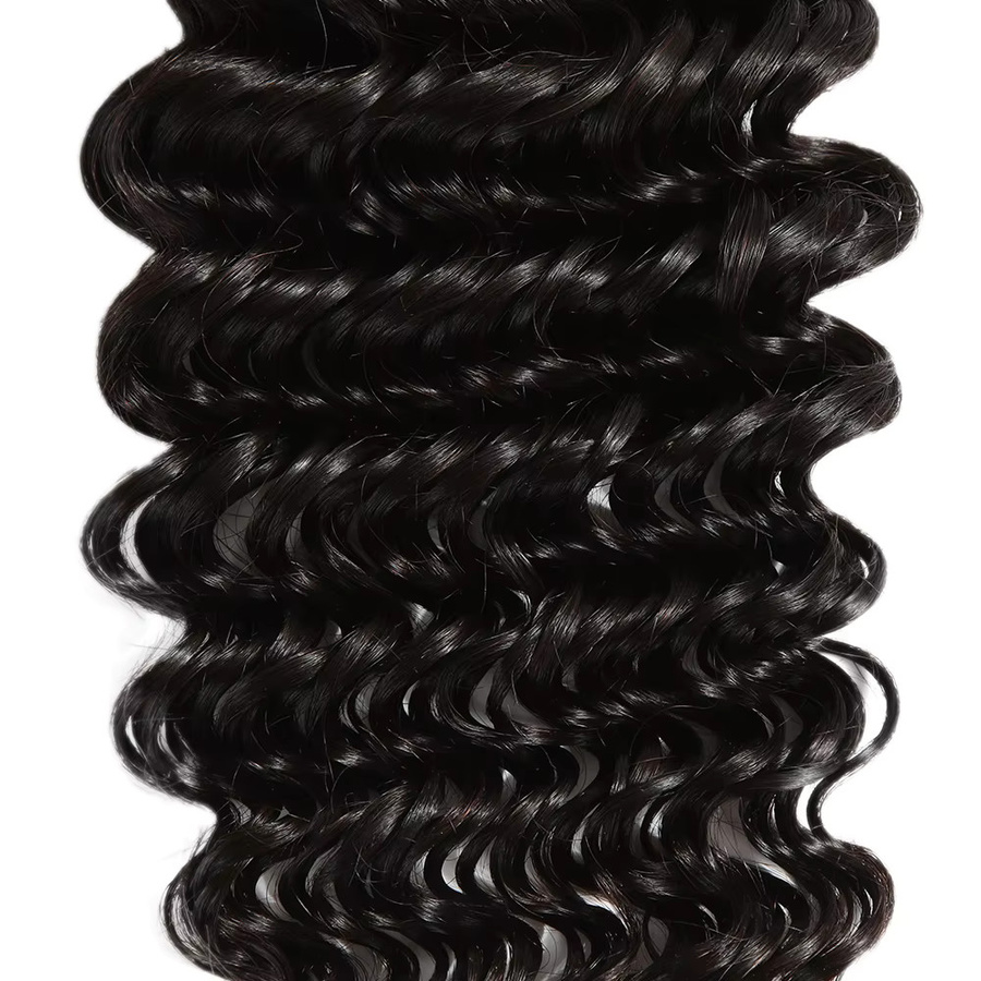 Echthaar-Bündel tiefe Welle, 28 Zoll, Remy brasilianisches Haar, Damen - Bild 5