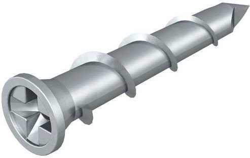 OBO Bettermann Gipskarton-Schraube 6x25 mm, Farbe Silber, 100 Stück - Bild 1