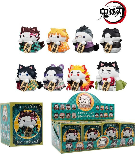 Bandai Kimetsu no Yaiba Demon Slayer Glückskatzen-Version Figur, Sammlermodell-Puppe - Bild 1
