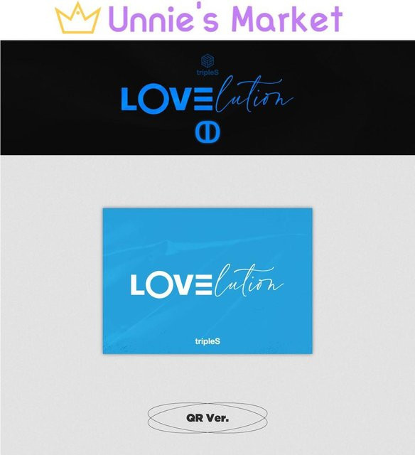 TripleS - LOVElution QR Version Album in Blau - Bild 1