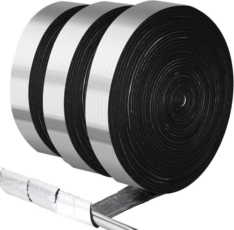Professionelles HVAC-Rohr-Isolierband Winterschaum mit Aluminiumfolie in Silber, 5/10 mm, wasserdicht und feuerfest für Außenbereiche - Bild 6