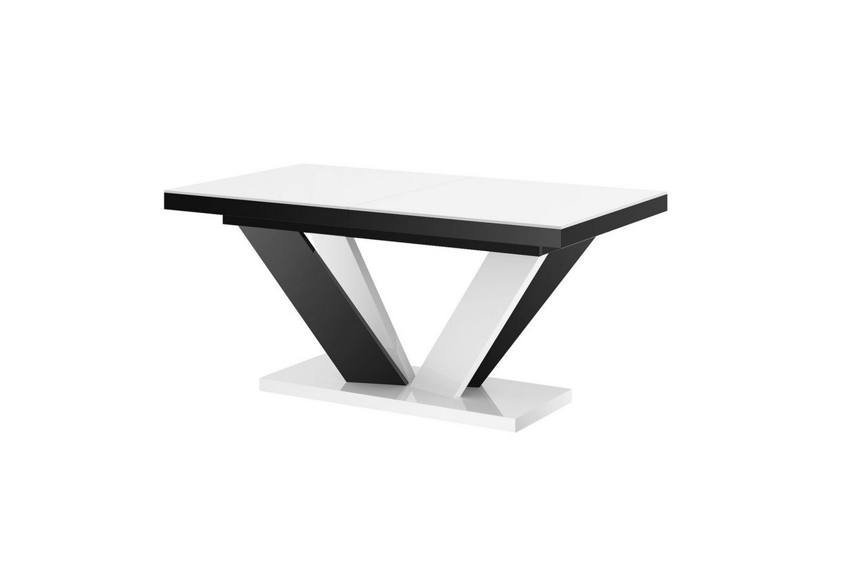 designimpex Esstisch HEU-111 Hochglanz ausziehbar von 160 bis 256 cm - Bild 1