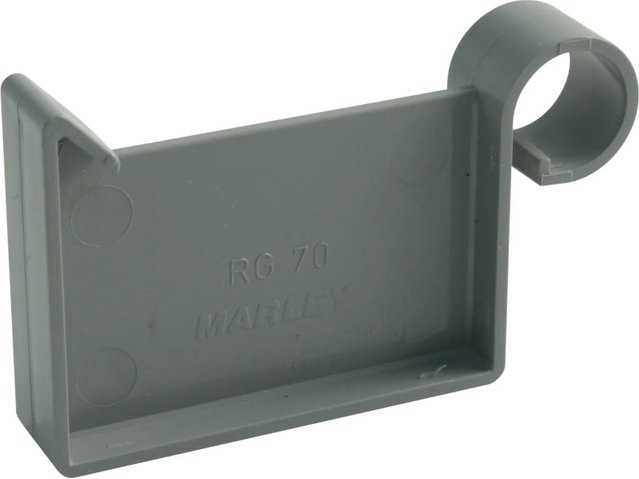 Marley Kastendachrinnen-Endstück RG 70 in Grau - Bild 1