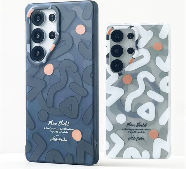 Graffiti Handyhülle mit MagSafe Magnetischer Kabelloser Ladefunktion für Samsung Galaxy S25 Ultra S24 Ultra S25 Plus S24 Plus, Mattierte PC-Hartschale, Multicolour/Weiß - Bild 1